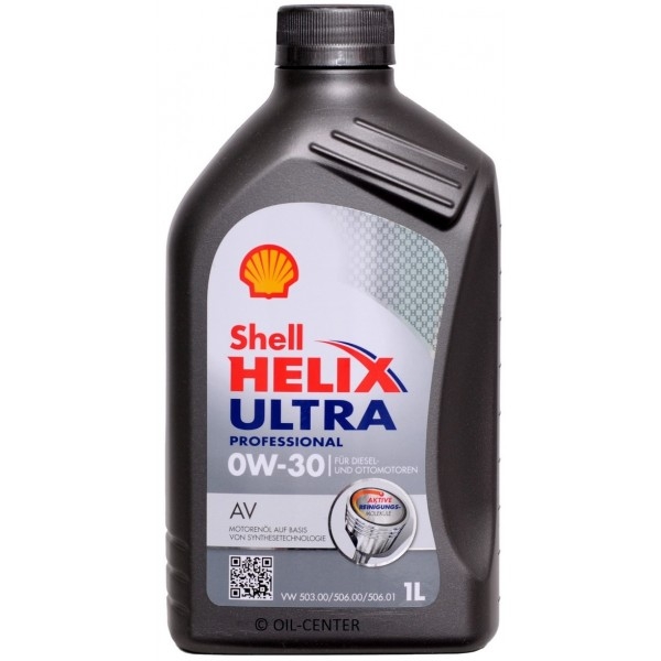 Моторное масло Shell Helix Ultra Pro AV 0W-30, 1л