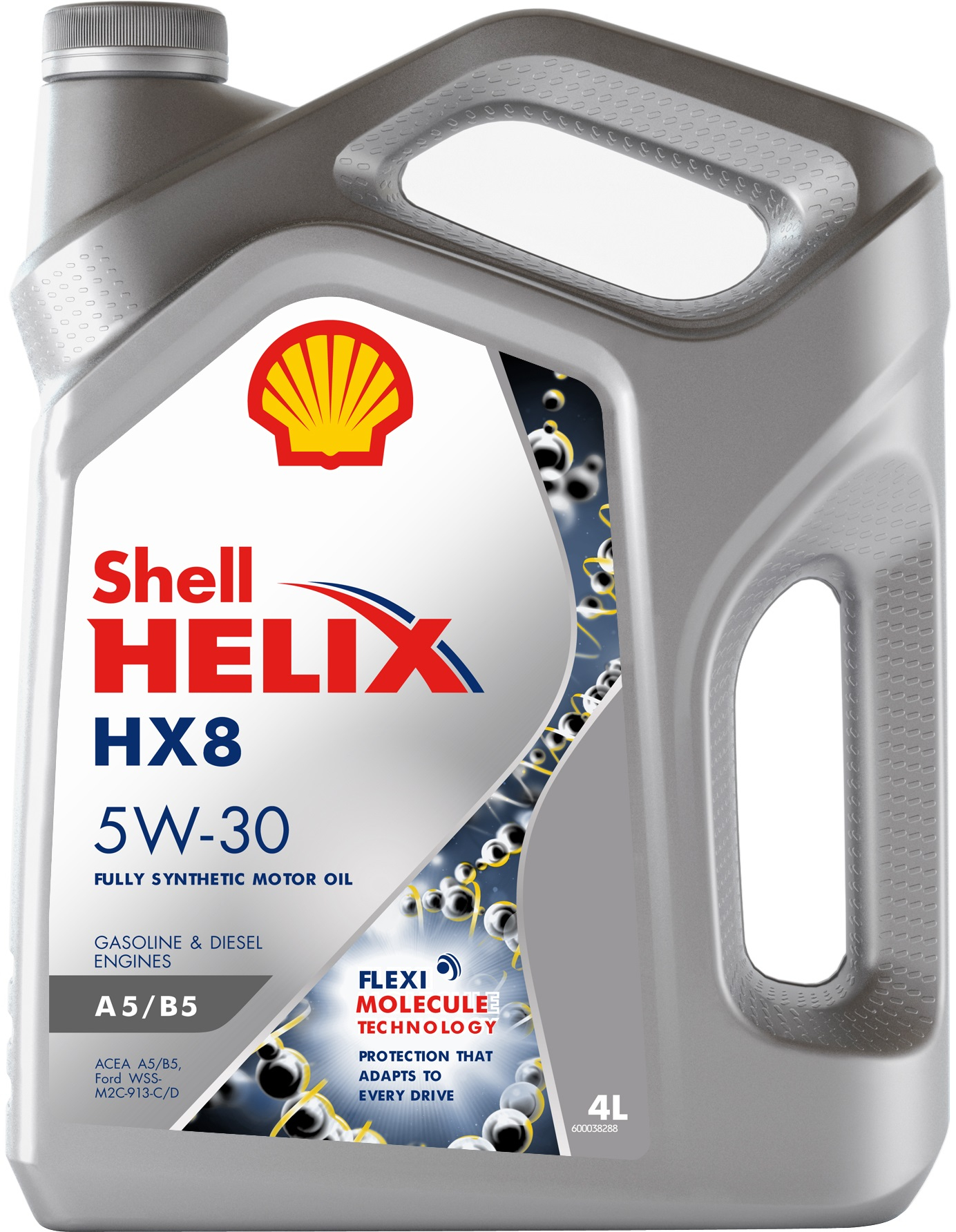Моторное масло Shell Helix HX8 А5/B5 5W-30, 550046777, 4л