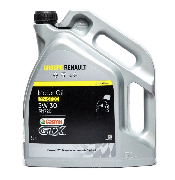 Моторное масло Renault - Castrol GTX RN-SPEC RN 720 5W30 5 л