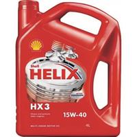 Масло моторное минеральное Helix HX3 15W-40, 4л